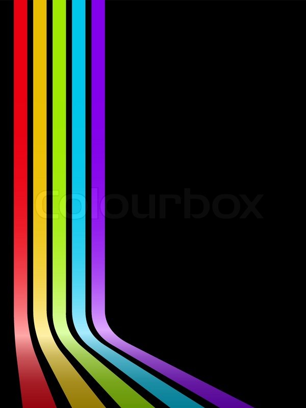 abstract colorful bent stripes vector background with modern ppt background