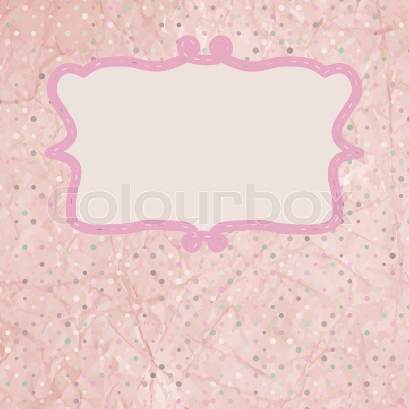 pink polka dot invitation card eps 8 stock vector colourbox pink polka dot invitations
