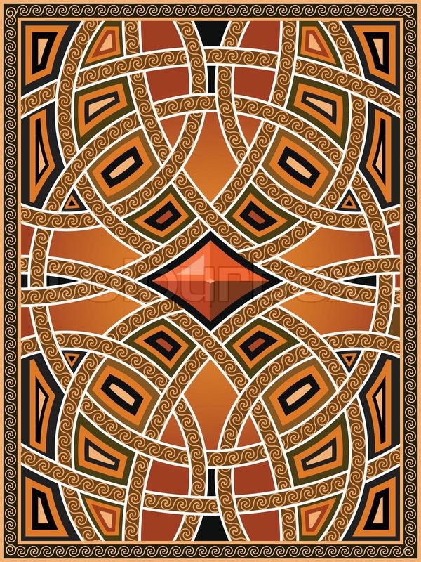 background with the arabian patterns stock vector colourbox