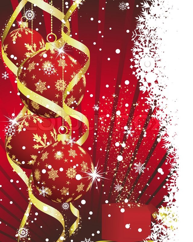 Christmascard | Stock vector | Colourbox