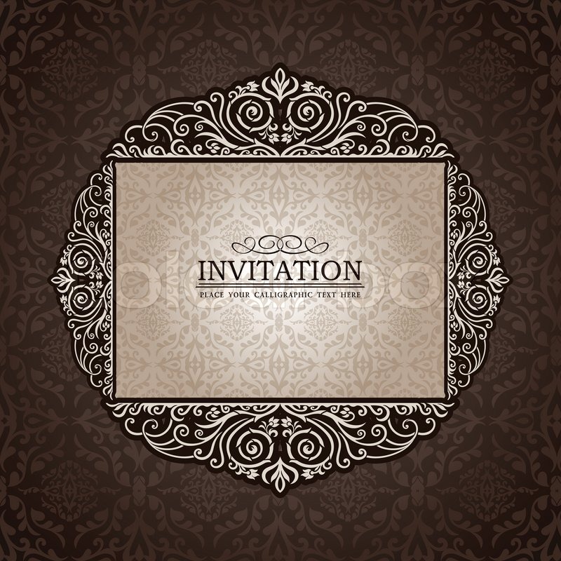 Abstract background with exclusive, antique, luxury ...