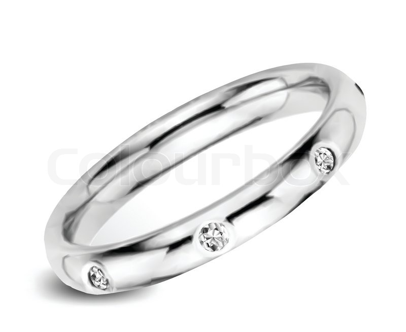Ring With Diamonds Vector | Stock vector | Colourbox