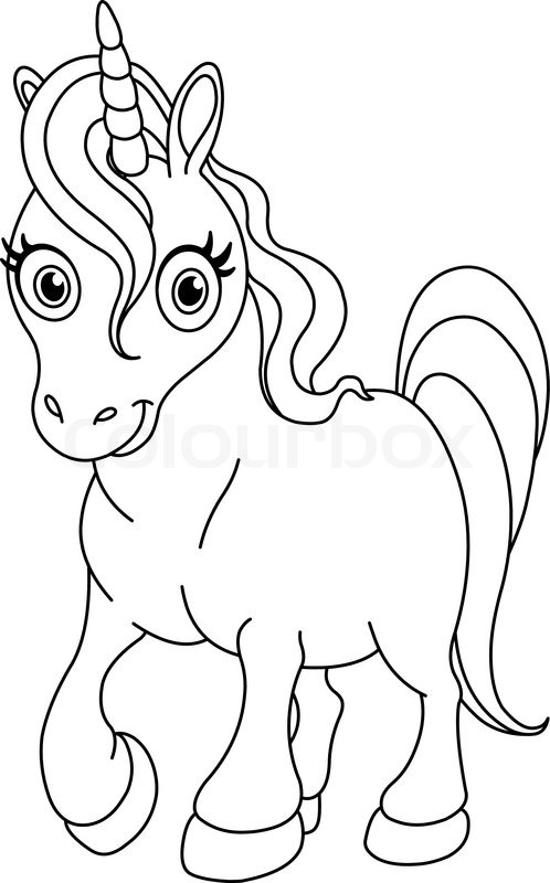 920 Unicorn Coloring Pages Black And White Pictures