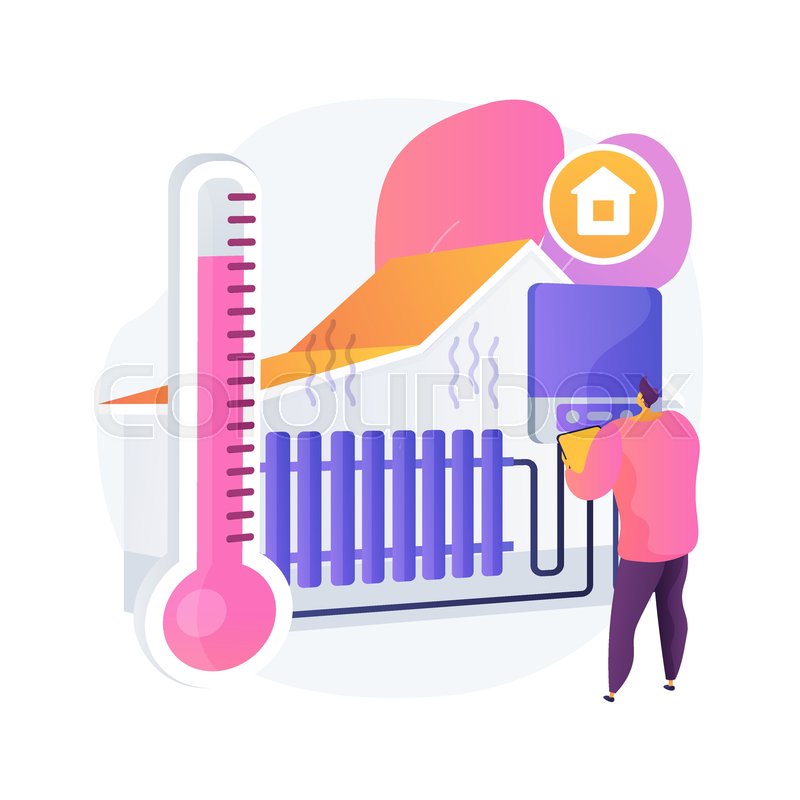 Home Heating Technologies Abstract Stock Vector Colourbox