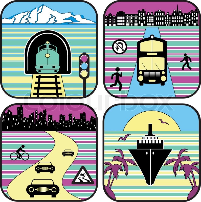 City life | Stock vector | Colourbox