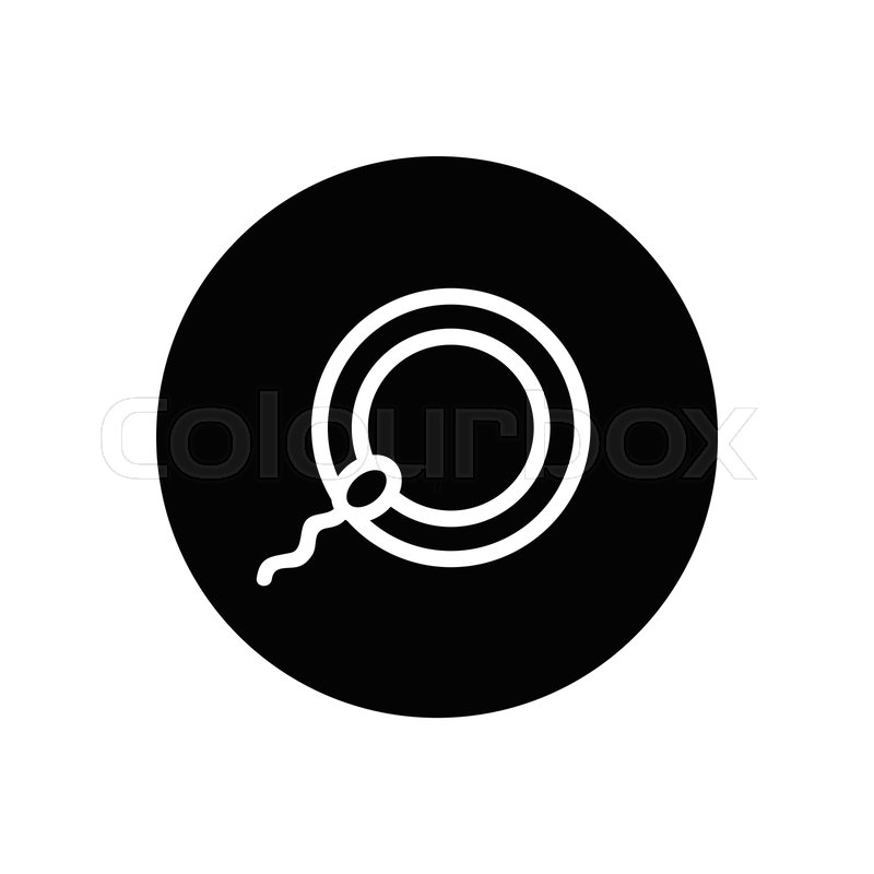 Fertilization line icon, vector color ... | Stock vector | Colourbox