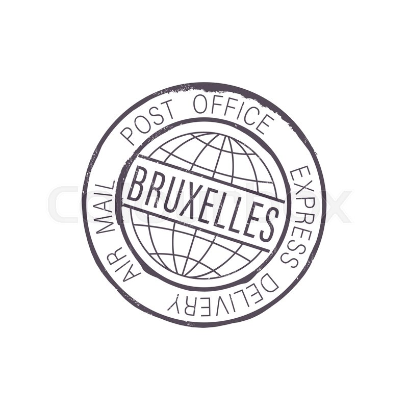 City Of Brussels Post Office Stamp Stock Vector Colourbox city-of-brussels-post-office-stamp-stock-vector-colourbox