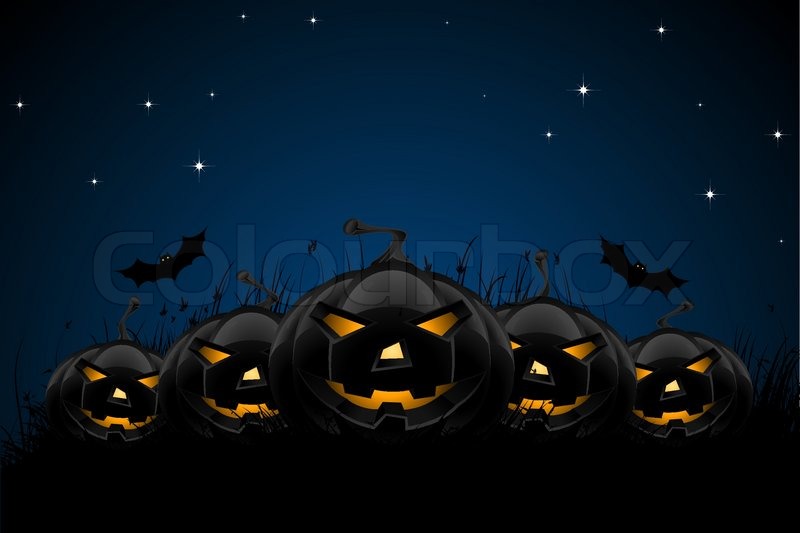 Halloween night background | Stock vector | Colourbox