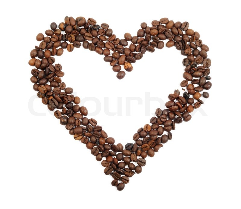 Coffee Beans Heart Coffee Beans Heart