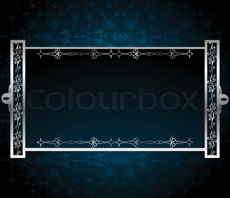 Blue vintage background Vector | Stock vector | Colourbox