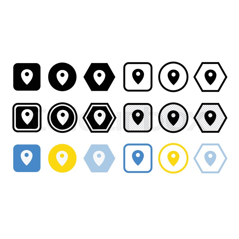 Pinpoint icon | Stock vector | Colourbox