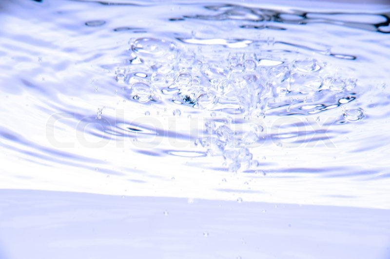 Blaues Wasser Stock Bild Colourbox