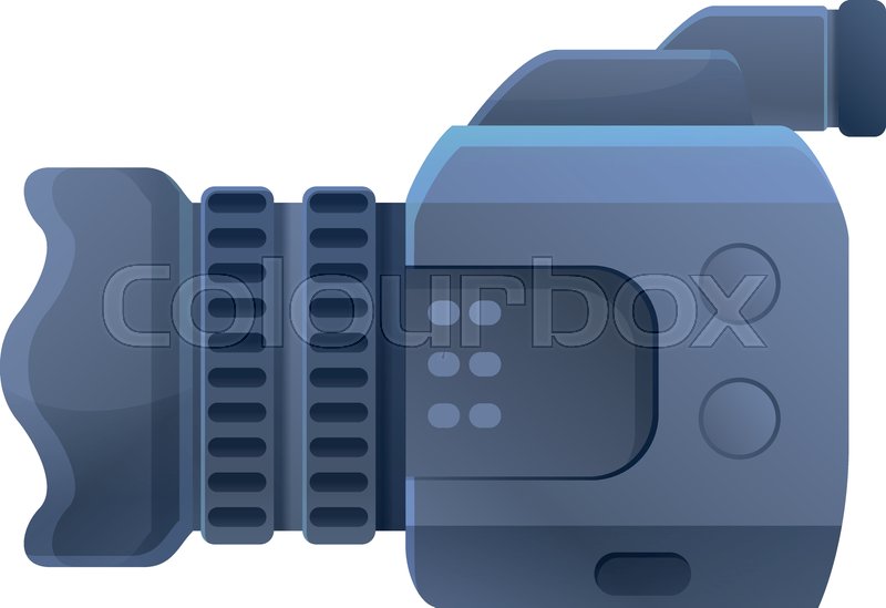 Cameraman camcorder icon. Cartoon of Stock vector Colourbox