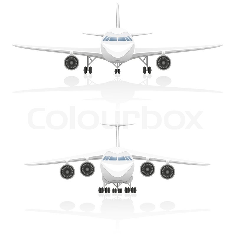 Airplane vector illustration | Stock Vector | Colourbox