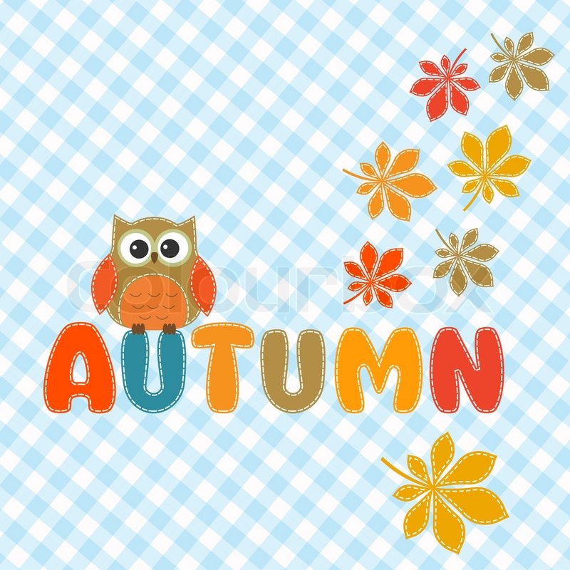 art autumn banner bird