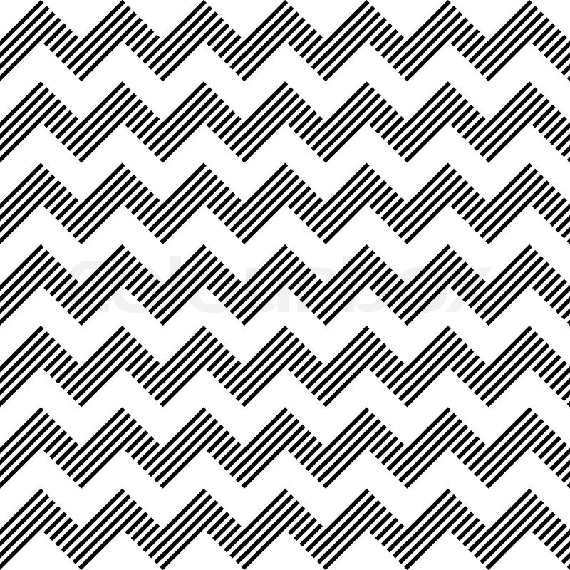 seamless geometric zigzag pattern stock vector colourbox
