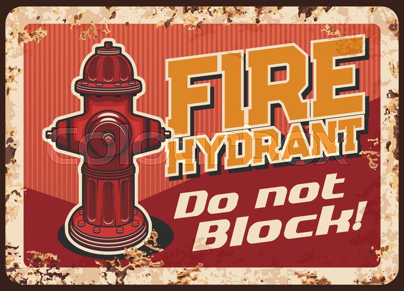 Parking ban near fire hydrant warning Stock vector Colourbox