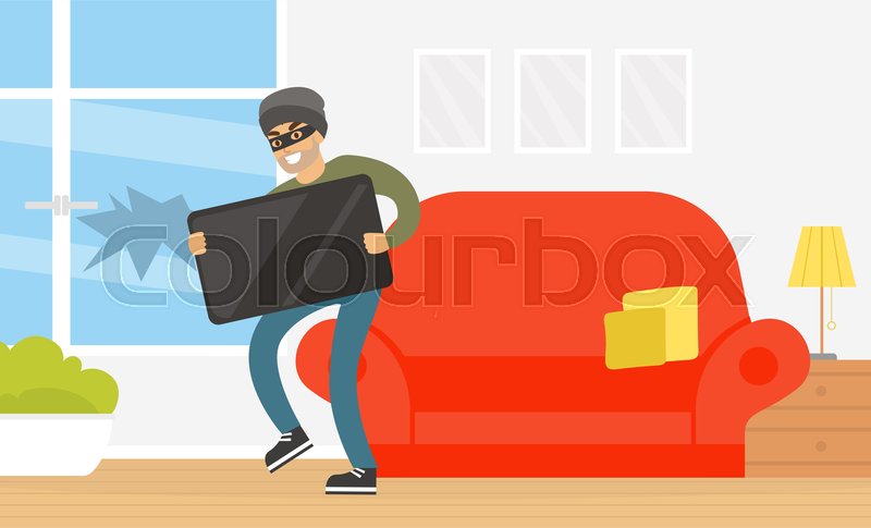 House Robbed Cartoon