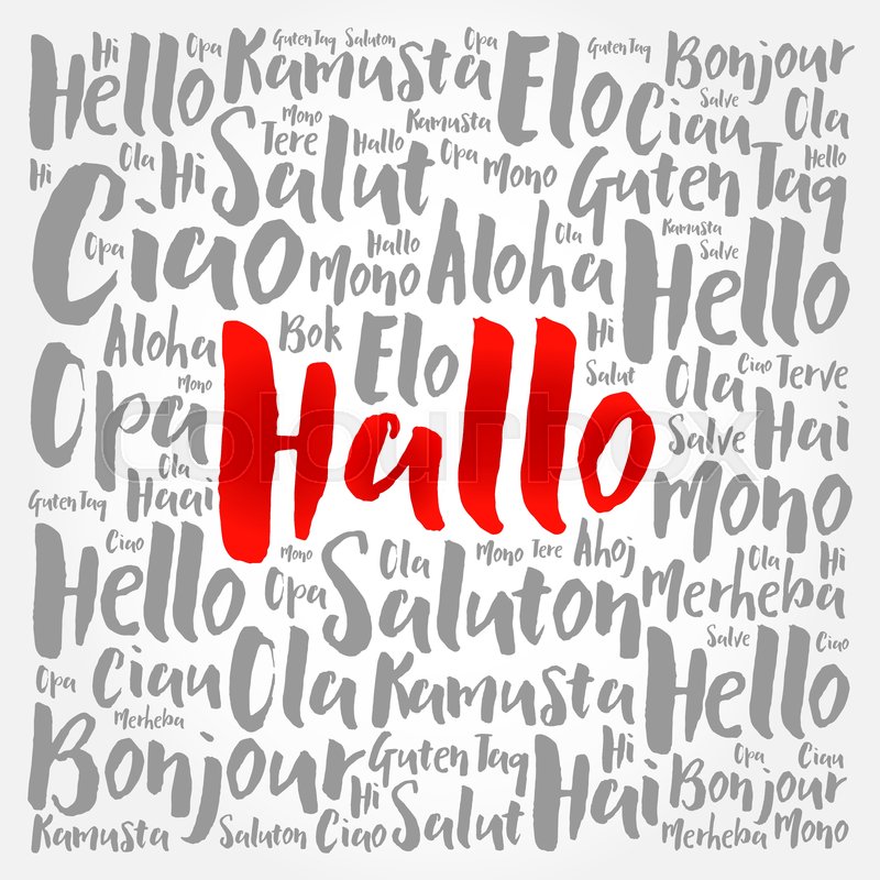 Hallo Hello Greeting In German Word Stock Vector Colourbox illustration-of-a-goblin-orc-hybrid-in-german-landsknecht-attire-on-craiyon