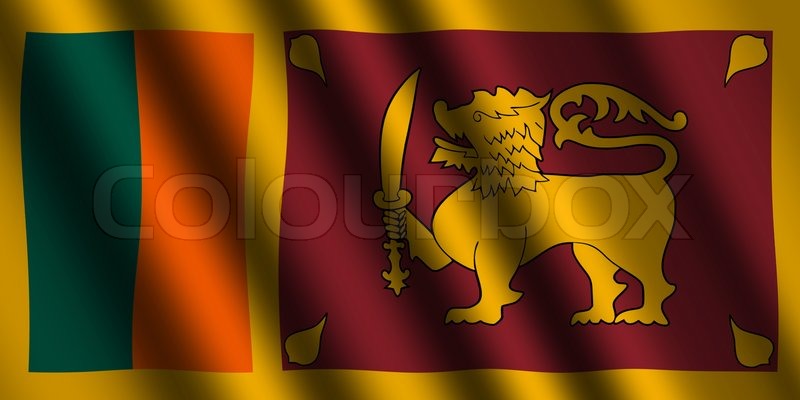 Stock Image Of The Sri Lanka Flag Stock Image Of The Sri Lanka Flag
