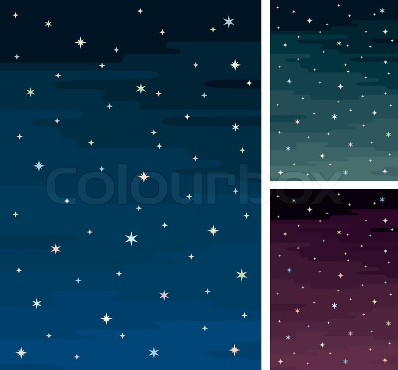 Nachthimmel | Stock-Vektor | Colourbox