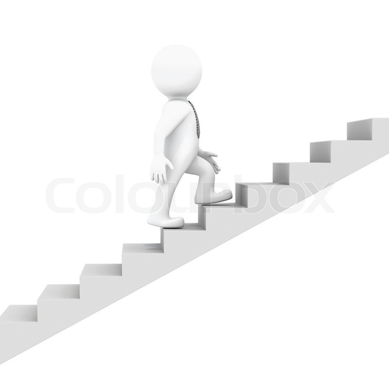 up the ladder