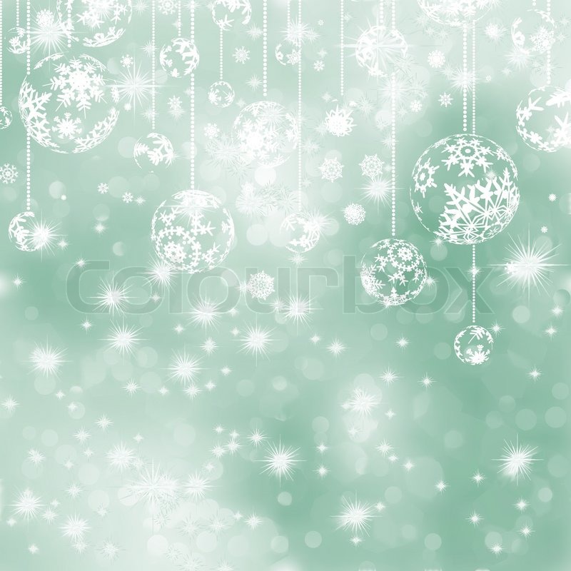 Elegante grüne Weihnachten | Stock-Vektor | Colourbox