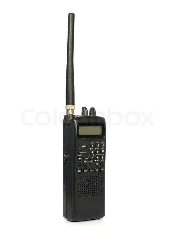 Portable radio scanner | Stock image | Colourbox