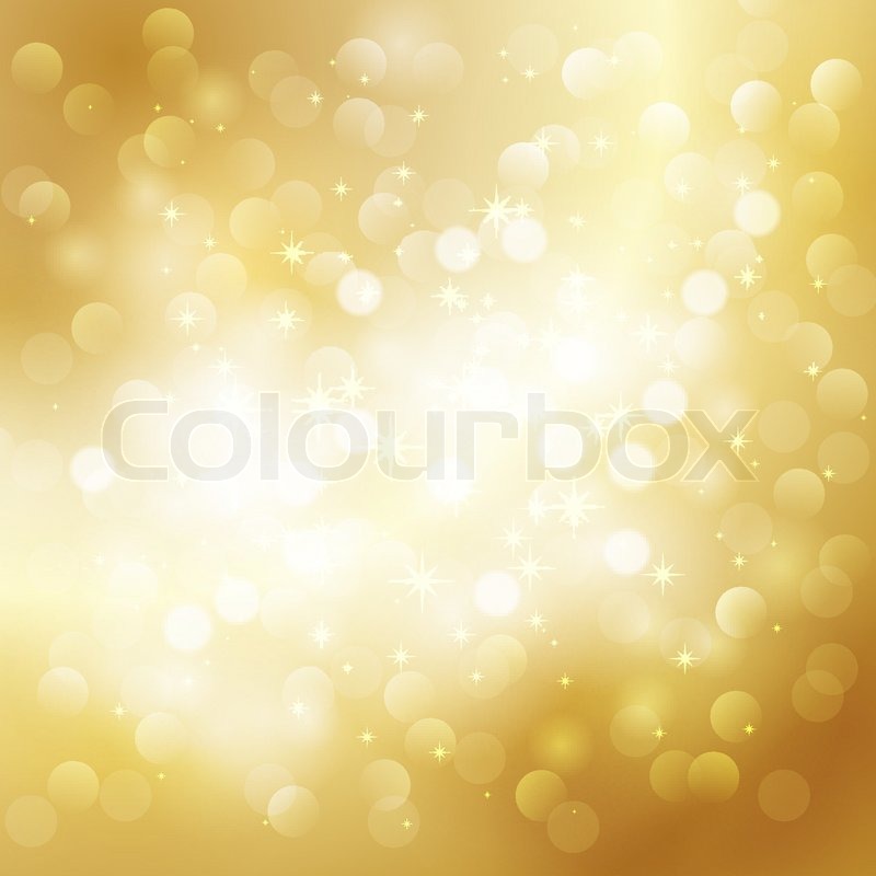 Gold holiday background | Stock Vector | Colourbox