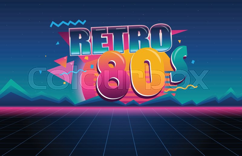 80s Design Background
