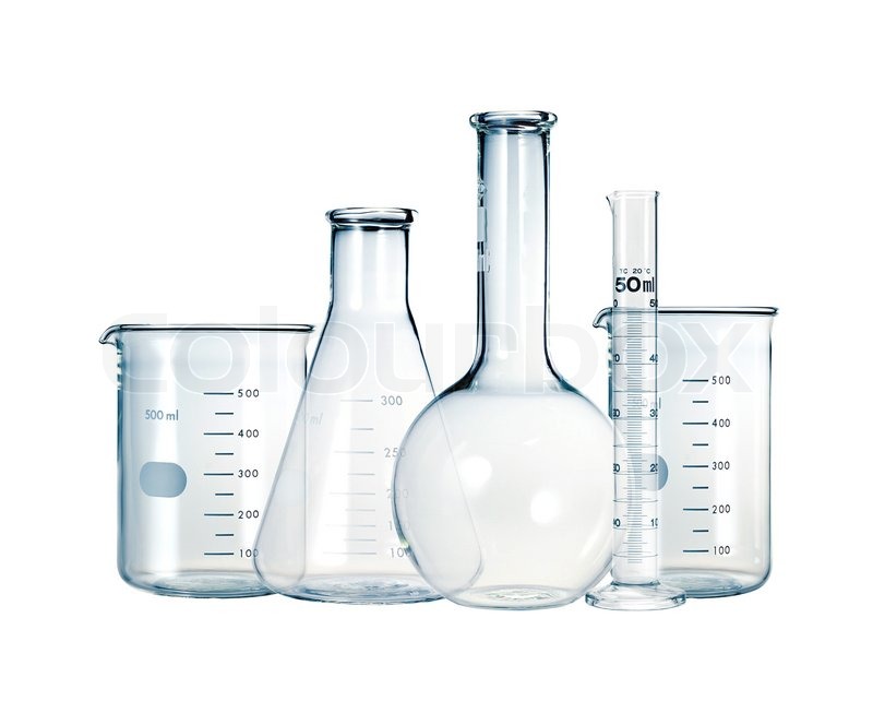 Testtubes isolated on white Laboratory glassware Stock Photo Colourbox