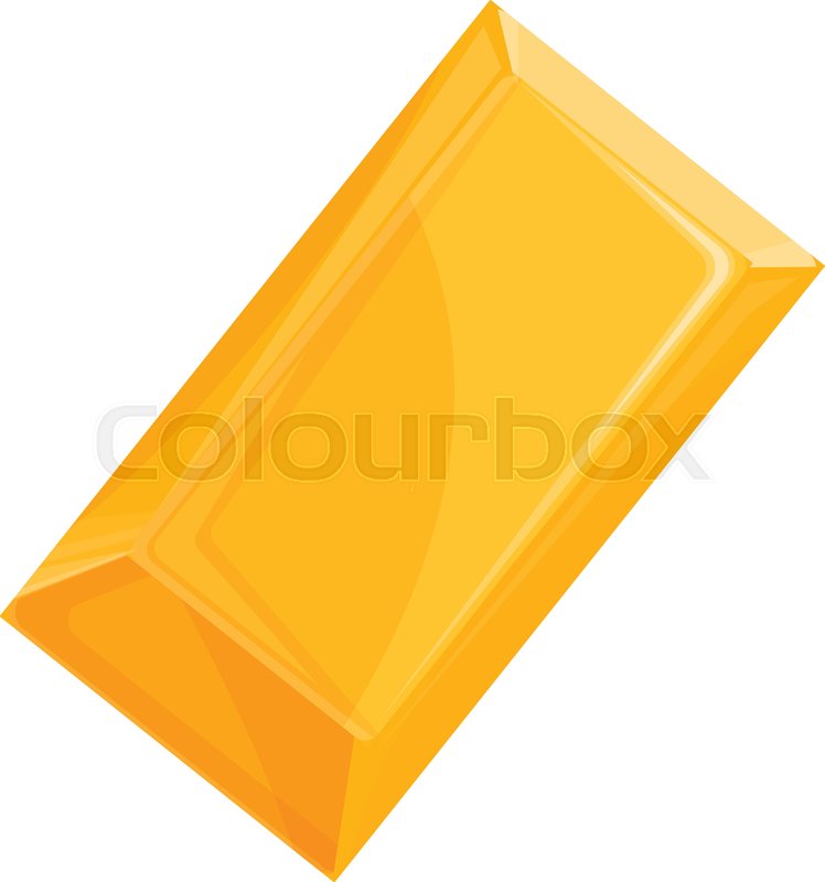 Top view gold bar icon, cartoon style | Stock vector | Colourbox Top view gold bar icon, cartoon style | Stock vector | Colourbox