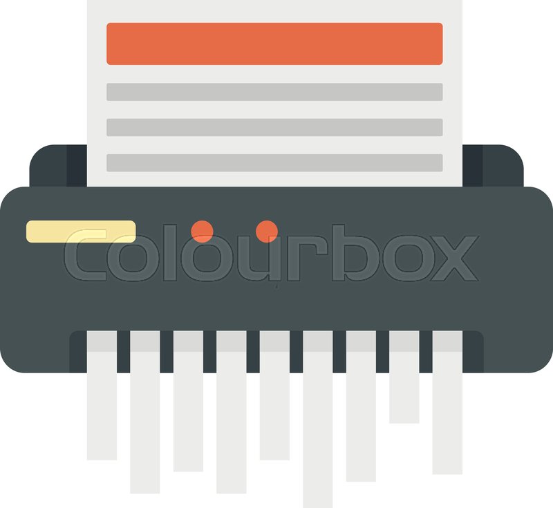 Paper Shred Icon Paper Shredder Icon