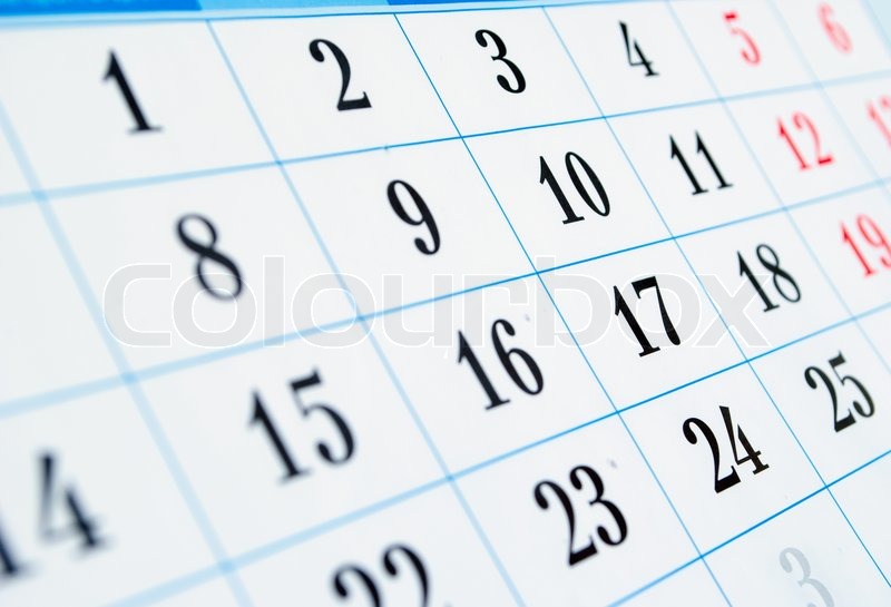 Kalender | Stock foto | Colourbox