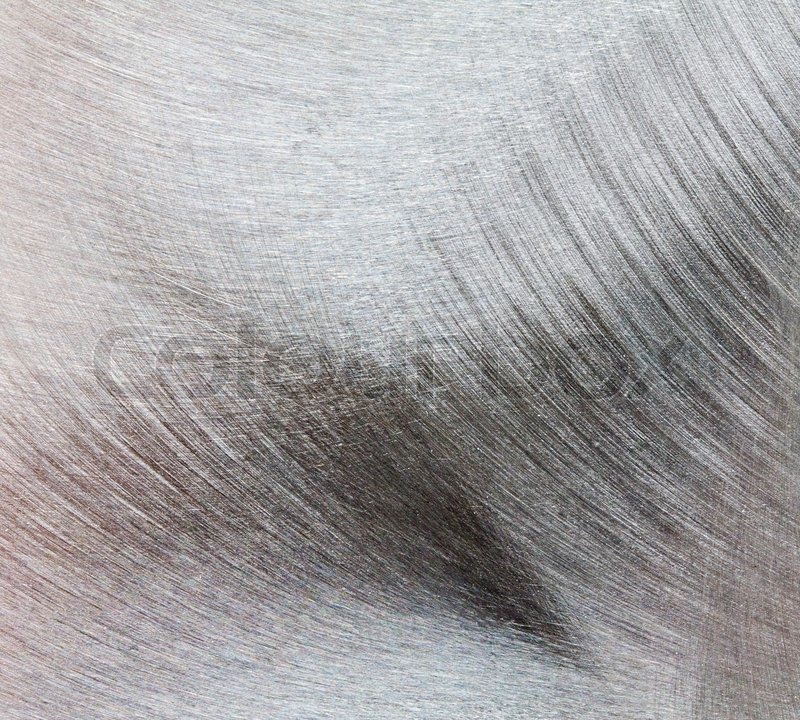 Scratched aluminum metal plate Stock image Colourbox