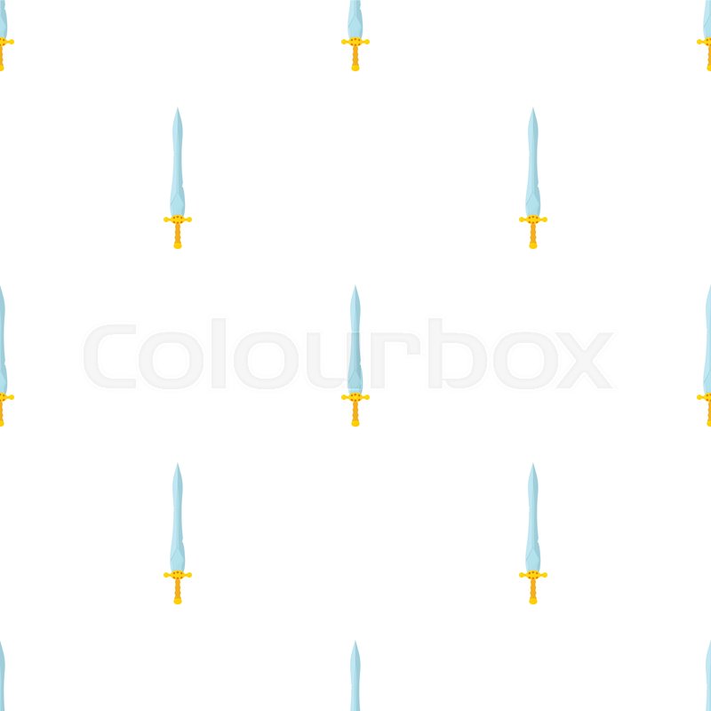 Short sword pattern seamless ... | Stock vector | Colourbox