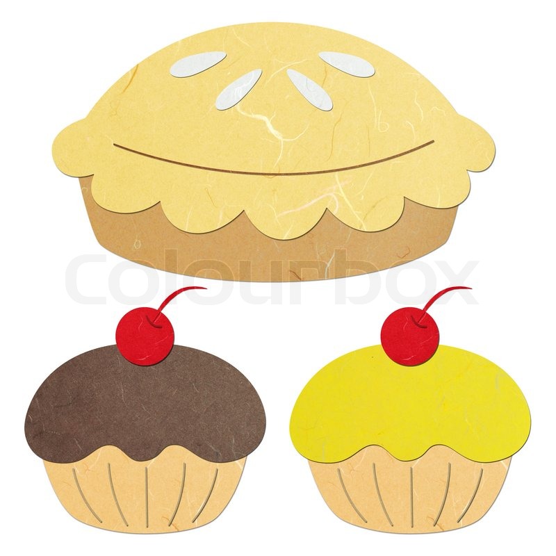 Rice Paper Cut Cup Cake And Pine Rice Paper Cut Cup Cake And Pine