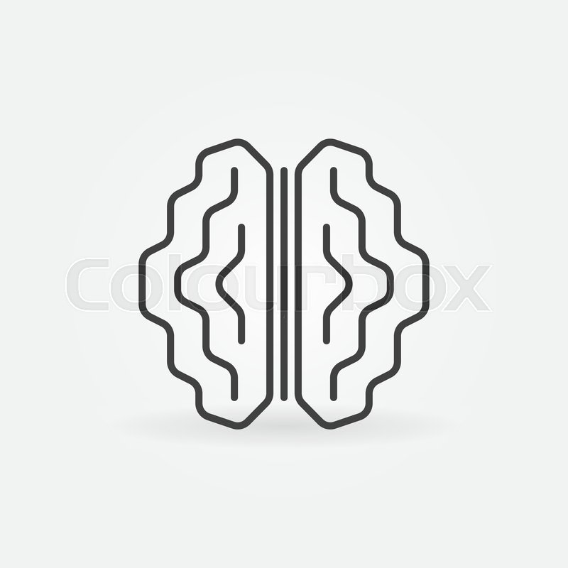 Digital Brain Vector