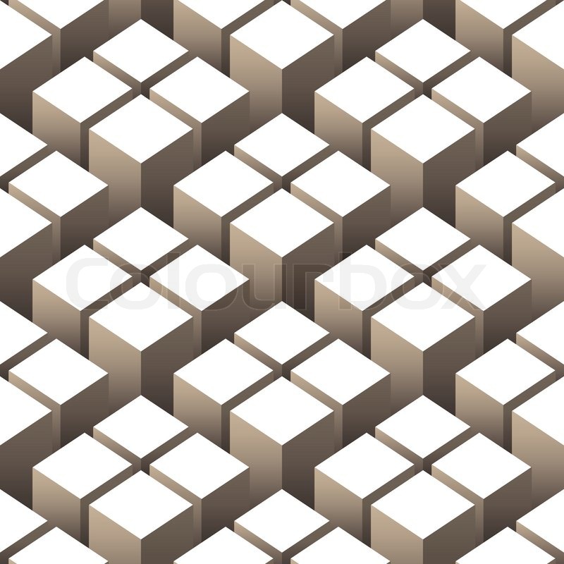 cubes 3d seamless pattern stock vector colourbox cubes 3d seamless pattern stock vector colourbox