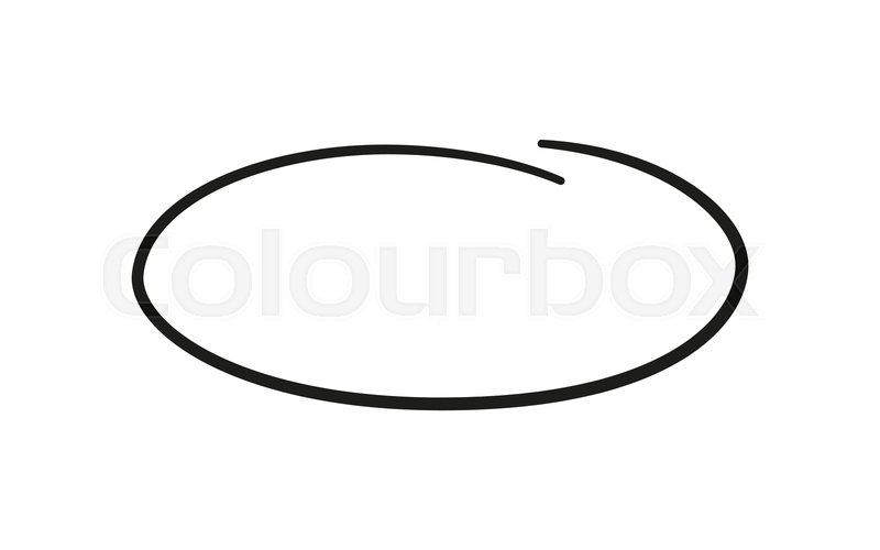Doodle Border Oval