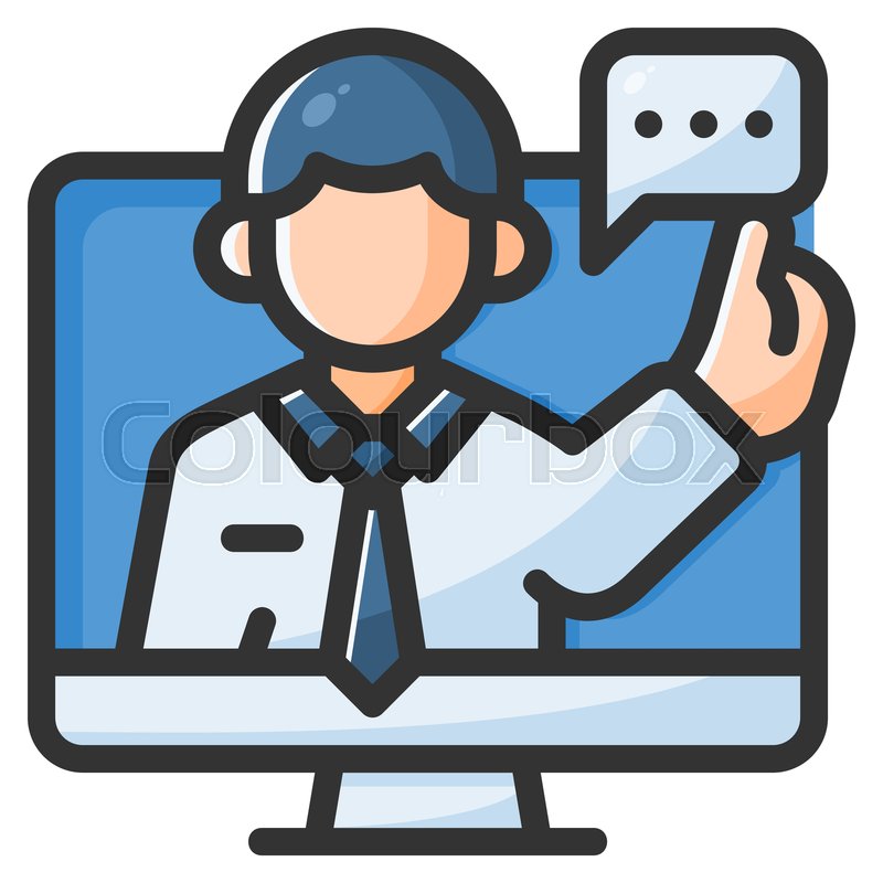 Consulting Icon Blue