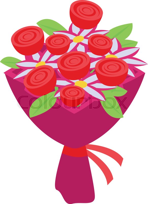 Bouquet Vector Roe Vector Rose Bouquet