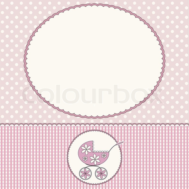 Baby pink background Stock Vector Colourbox
