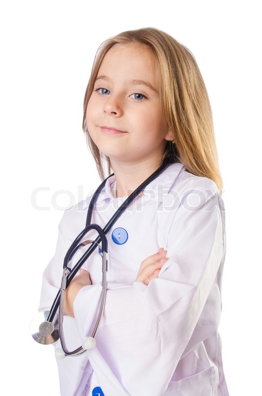 Image result for pic of a little girl in doctor costume