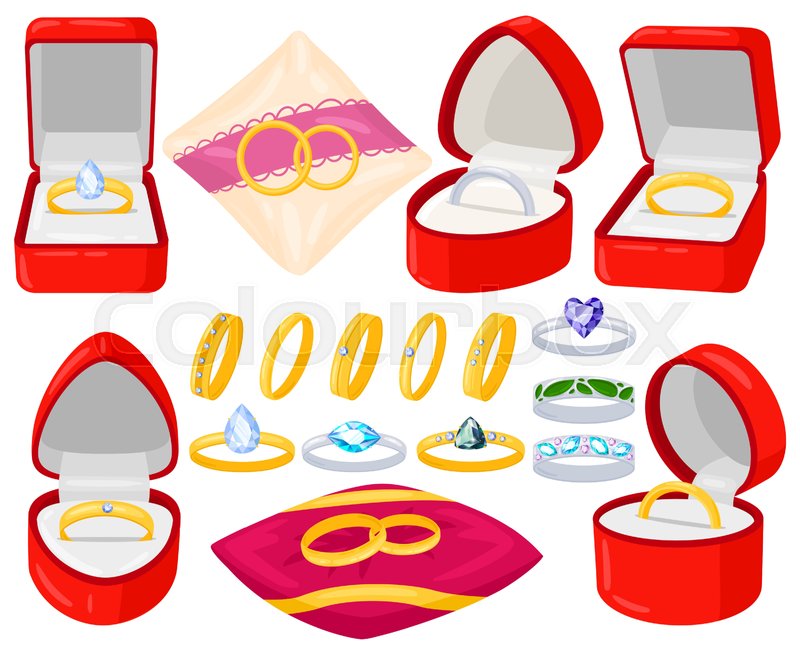 Silver Wedding Ring Cartoon