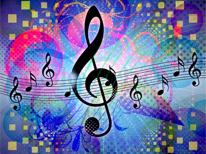 illustration of abstract colorful