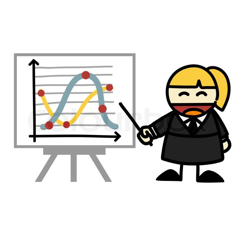 Business People Andbusiness Graph Stock Vector Colourbox