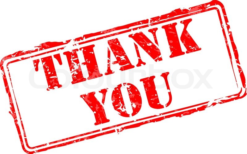 thank you rubber stamp stock vector colourbox