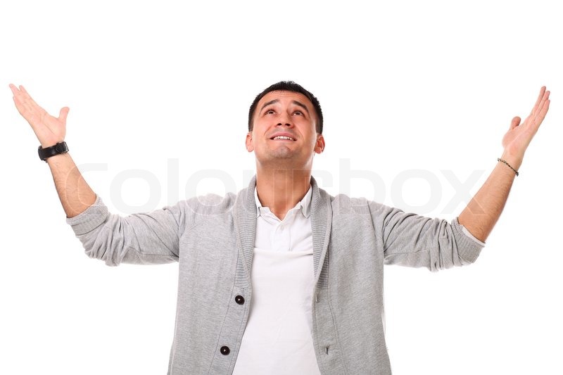 Young Handsome Man Confused Stock Image Colourbox