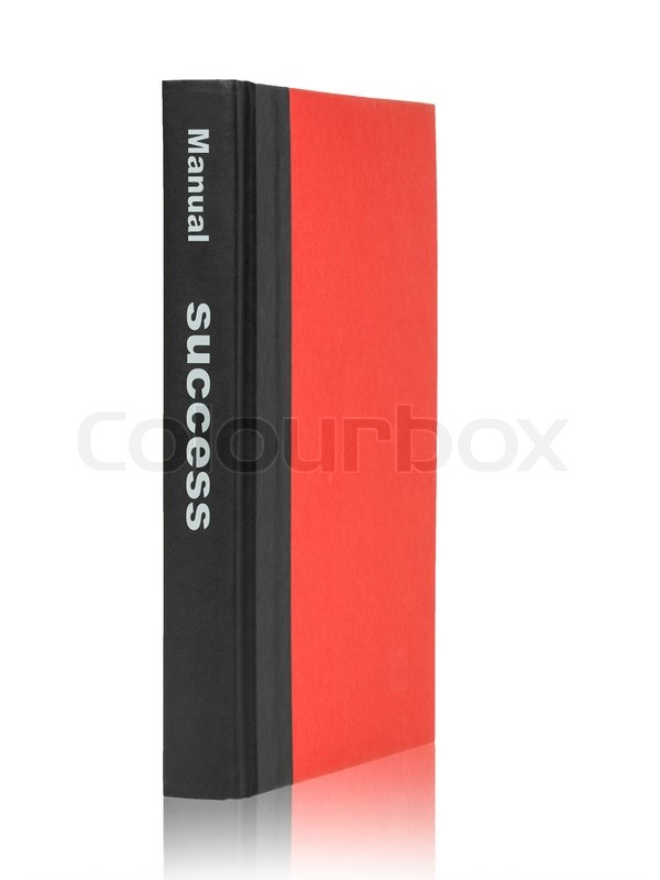 Success business manual and red cover | Stock Photo | Colourbox